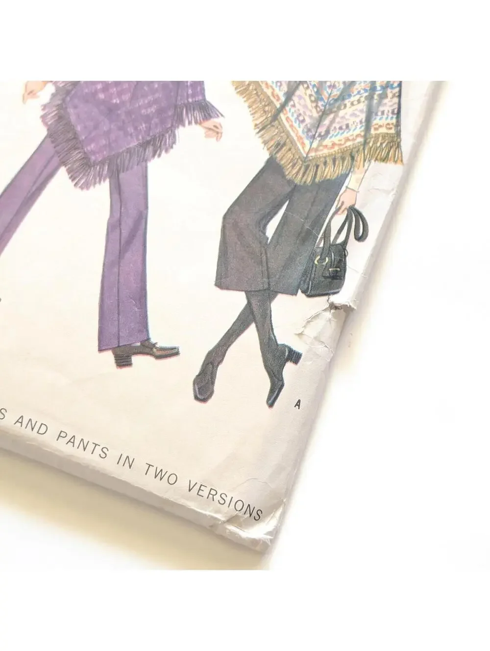 1970 Vintage McCall's 2456 Sewing Pattern for Ponchos & Pants